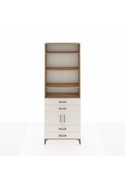 Arges Dolap 5 Raflı 4 Çekmeceli 2 Kapaklı 88x30x243 - S33M248V7A