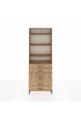 Arges Dolap 5 Raflı 4 Çekmeceli 2 Kapaklı 88x30x243