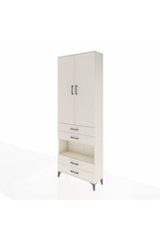 Arges Dolap 5 Raflı 4 Çekmeceli 2 Kapaklı 88x30x243 - S33M249V1A