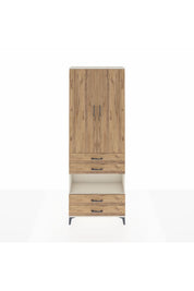 Arges Dolap 5 Raflı 4 Çekmeceli 2 Kapaklı 88x30x243 - S33M249V3A