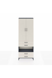 Arges Dolap 5 Raflı 4 Çekmeceli 2 Kapaklı 88x30x243 - S33M249V4A