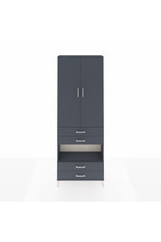 Arges Dolap 5 Raflı 4 Çekmeceli 2 Kapaklı 88x30x243 - S33M249V5A