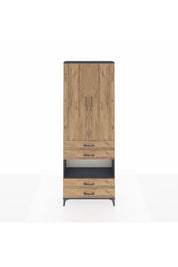 Arges Dolap 5 Raflı 4 Çekmeceli 2 Kapaklı 88x30x243 - S33M249V6A