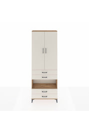 Arges Dolap 5 Raflı 4 Çekmeceli 2 Kapaklı 88x30x243 - S33M249V7A