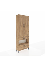 Arges Dolap 5 Raflı 4 Çekmeceli 2 Kapaklı 88x30x243 - S33M249V9A