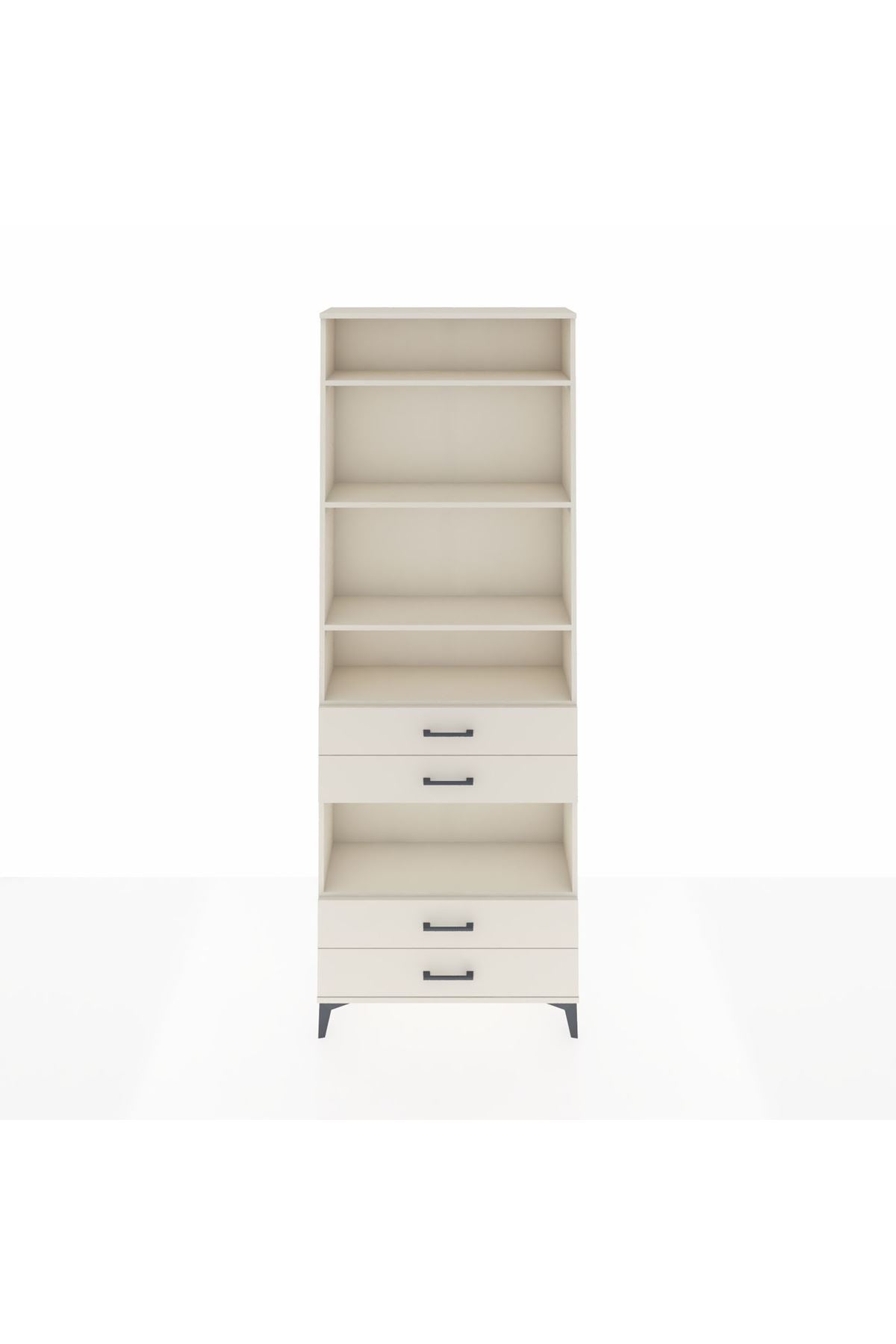 Arges Dolap 5 Raflı 4 Çekmeceli 88x30x243 - S33M250V1A