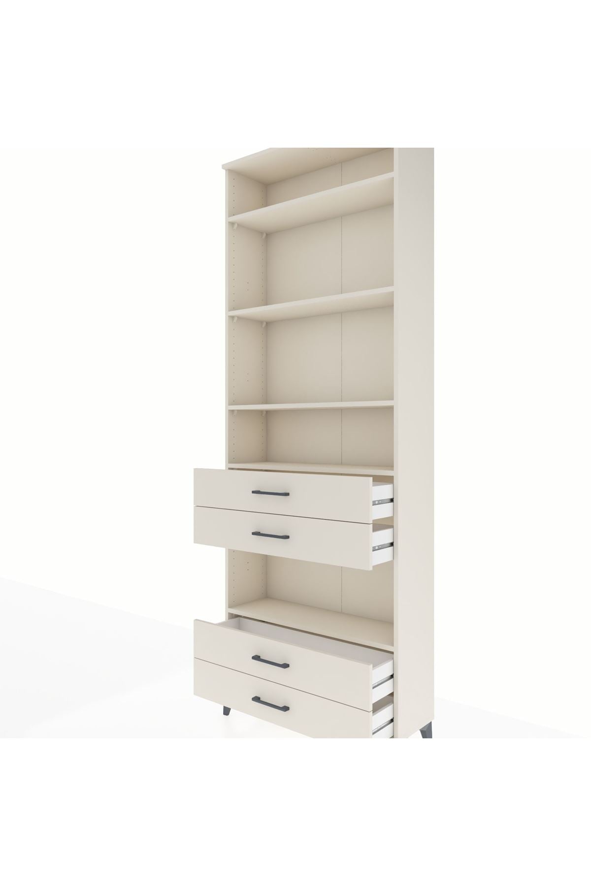 Arges Dolap 5 Raflı 4 Çekmeceli 88x30x243 - S33M250V1A