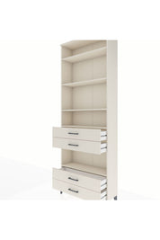 Arges Dolap 5 Raflı 4 Çekmeceli 88x30x243 - S33M250V1A