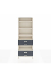 Arges Dolap 5 Raflı 4 Çekmeceli 88x30x243 - S33M250V2A