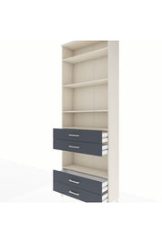 Arges Dolap 5 Raflı 4 Çekmeceli 88x30x243 - S33M250V2A