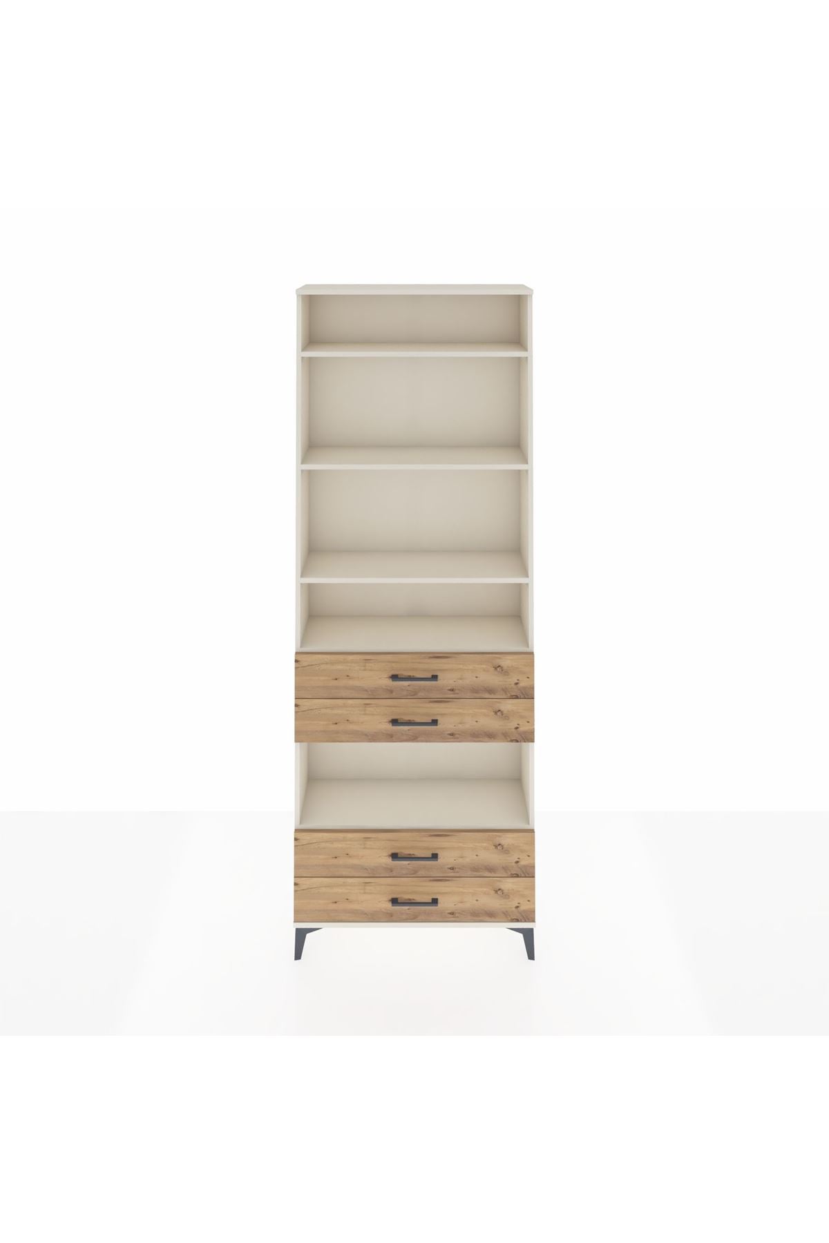 Arges Dolap 5 Raflı 4 Çekmeceli 88x30x243 - S33M250V3A