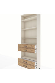 Arges Dolap 5 Raflı 4 Çekmeceli 88x30x243 - S33M250V3A