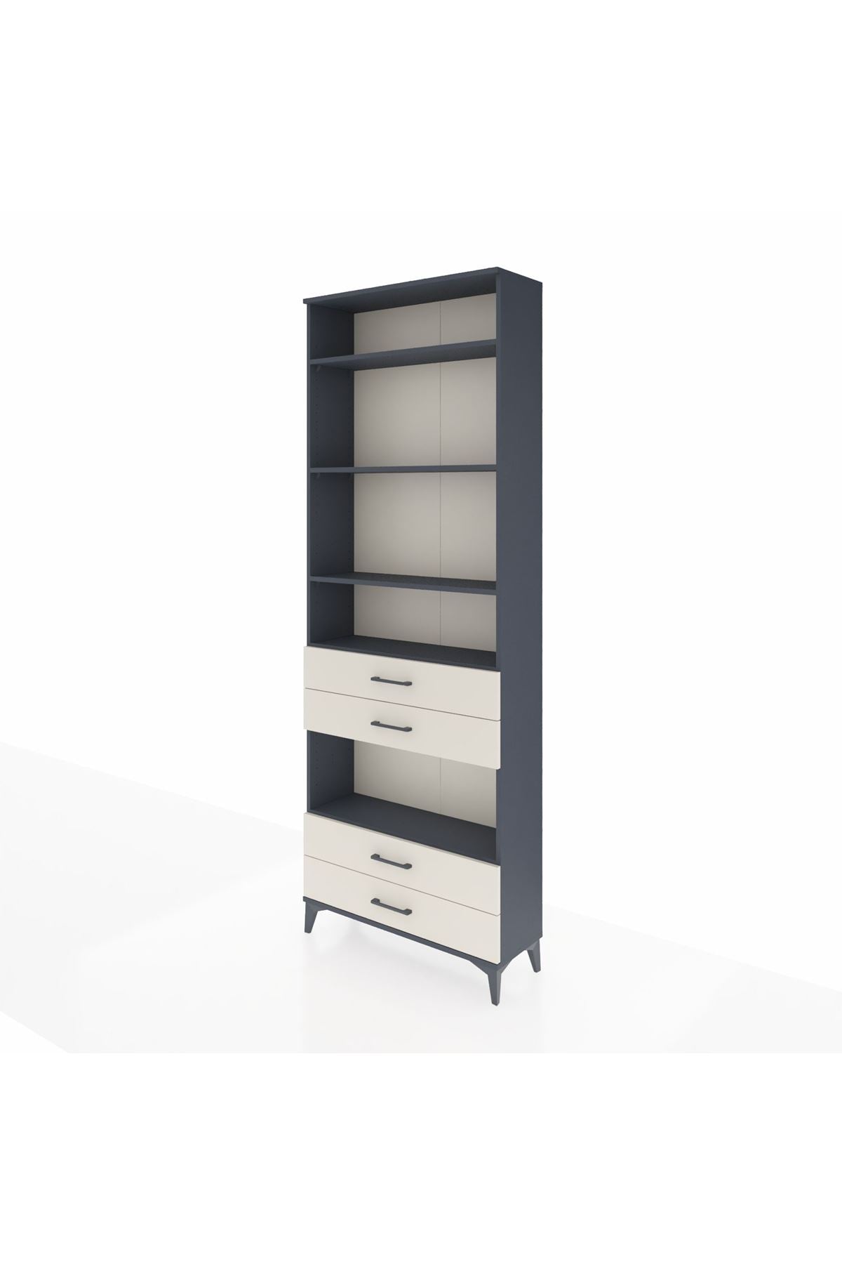 Arges Dolap 5 Raflı 4 Çekmeceli 88x30x243 - S33M250V4A