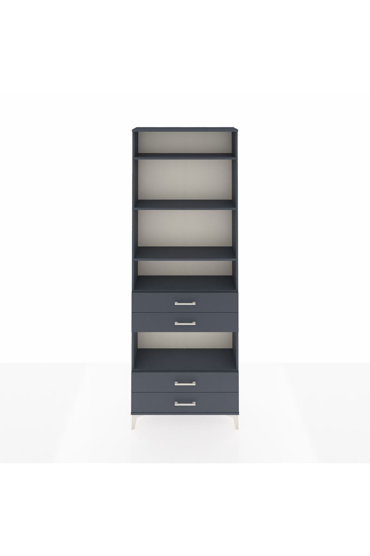 Arges Dolap 5 Raflı 4 Çekmeceli 88x30x243 - S33M250V5A