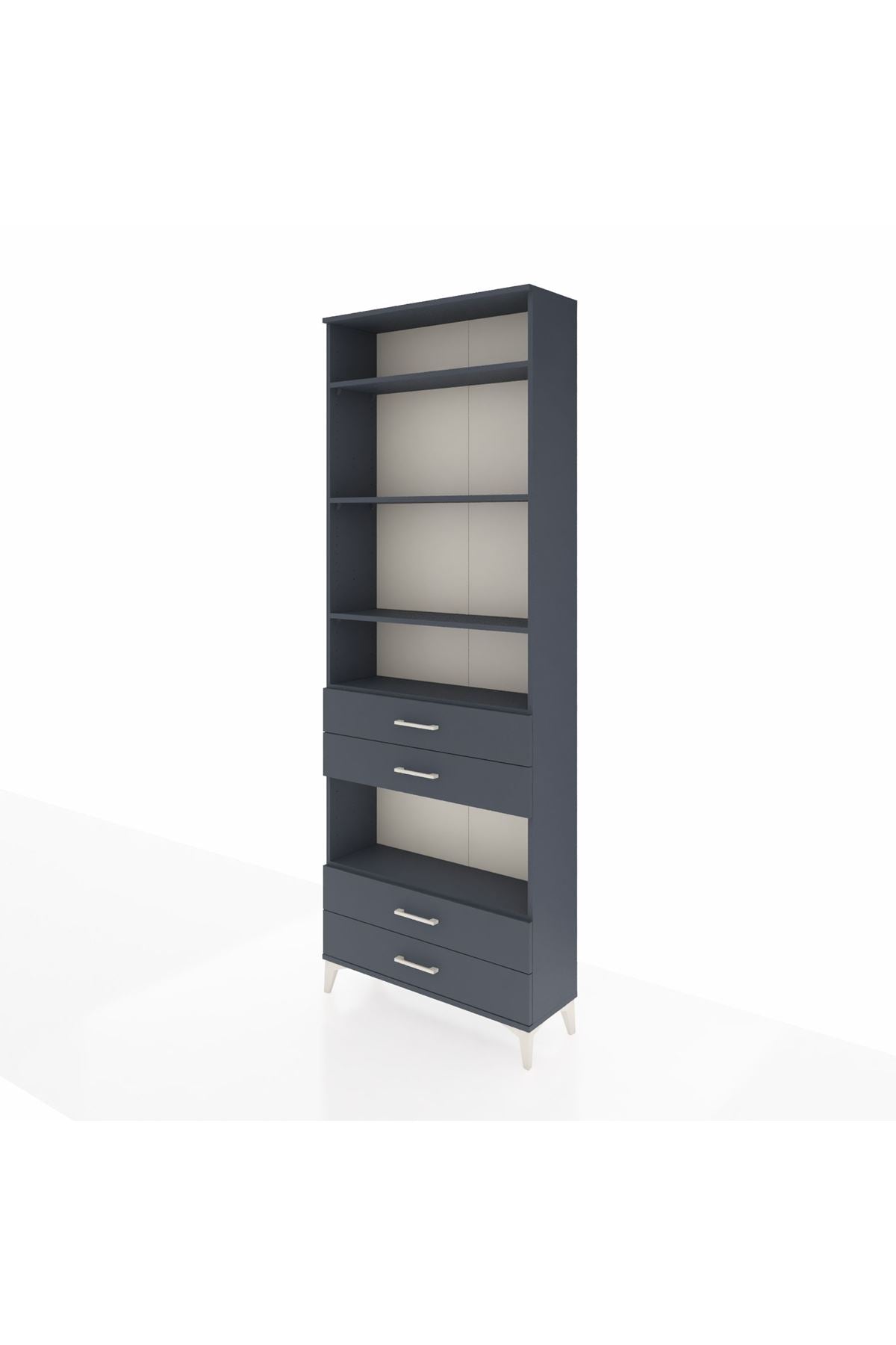 Arges Dolap 5 Raflı 4 Çekmeceli 88x30x243 - S33M250V5A