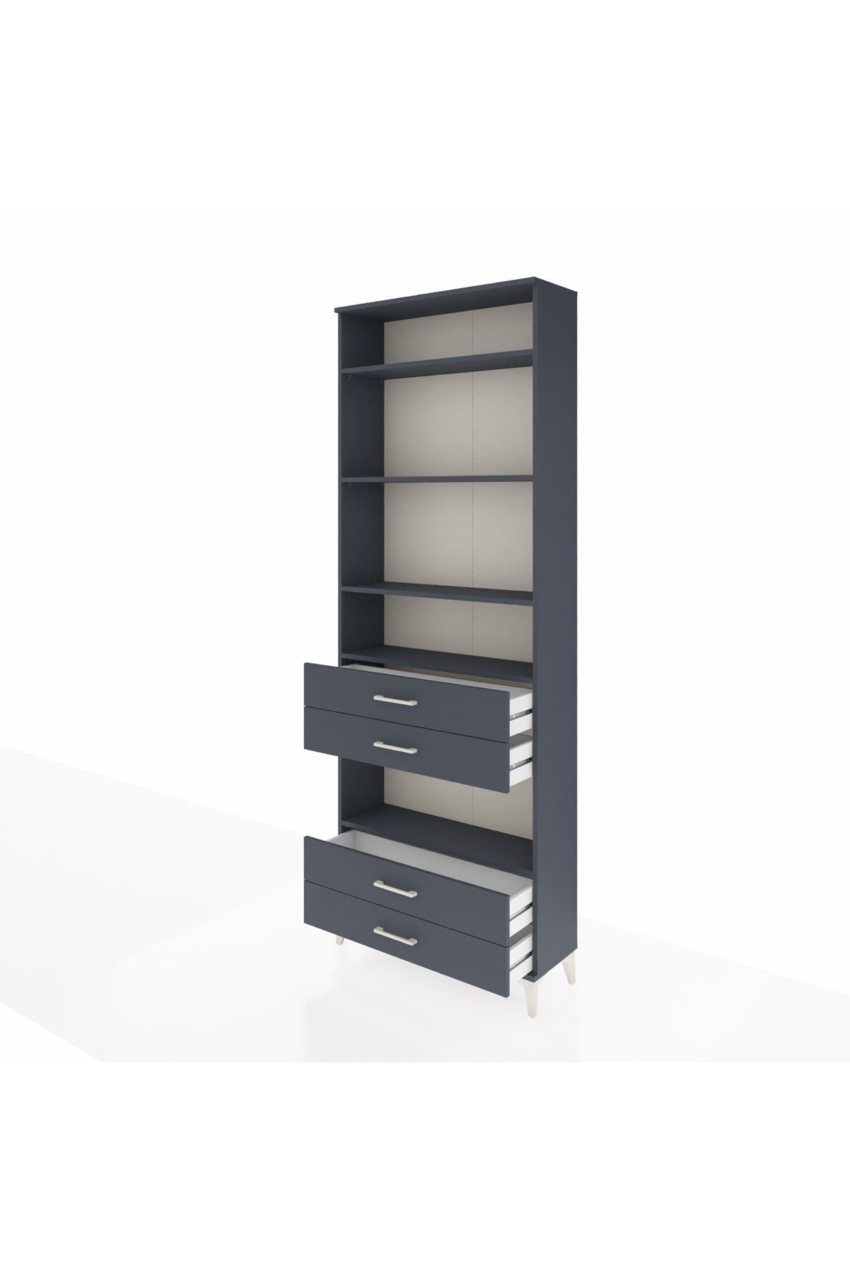 Arges Dolap 5 Raflı 4 Çekmeceli 88x30x243 - S33M250V5A