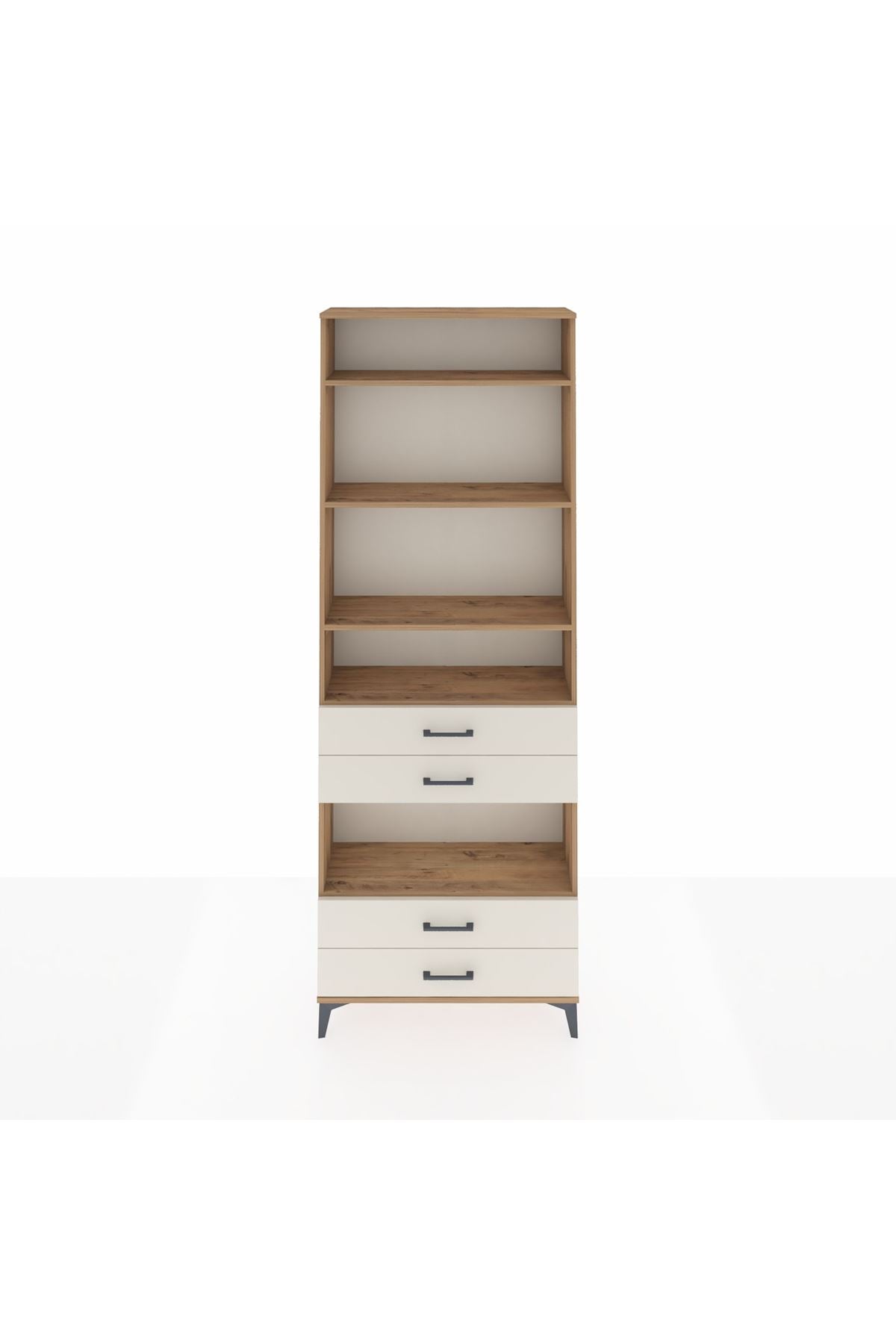 Arges Dolap 5 Raflı 4 Çekmeceli 88x30x243 - S33M250V7A