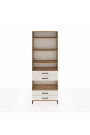 Arges Dolap 5 Raflı 4 Çekmeceli 88x30x243 - S33M250V7A