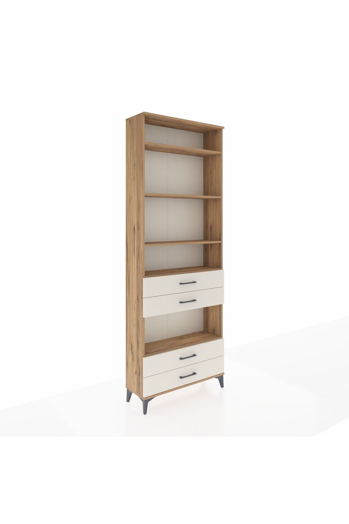 Arges Dolap 5 Raflı 4 Çekmeceli 88x30x243 - S33M250V7A