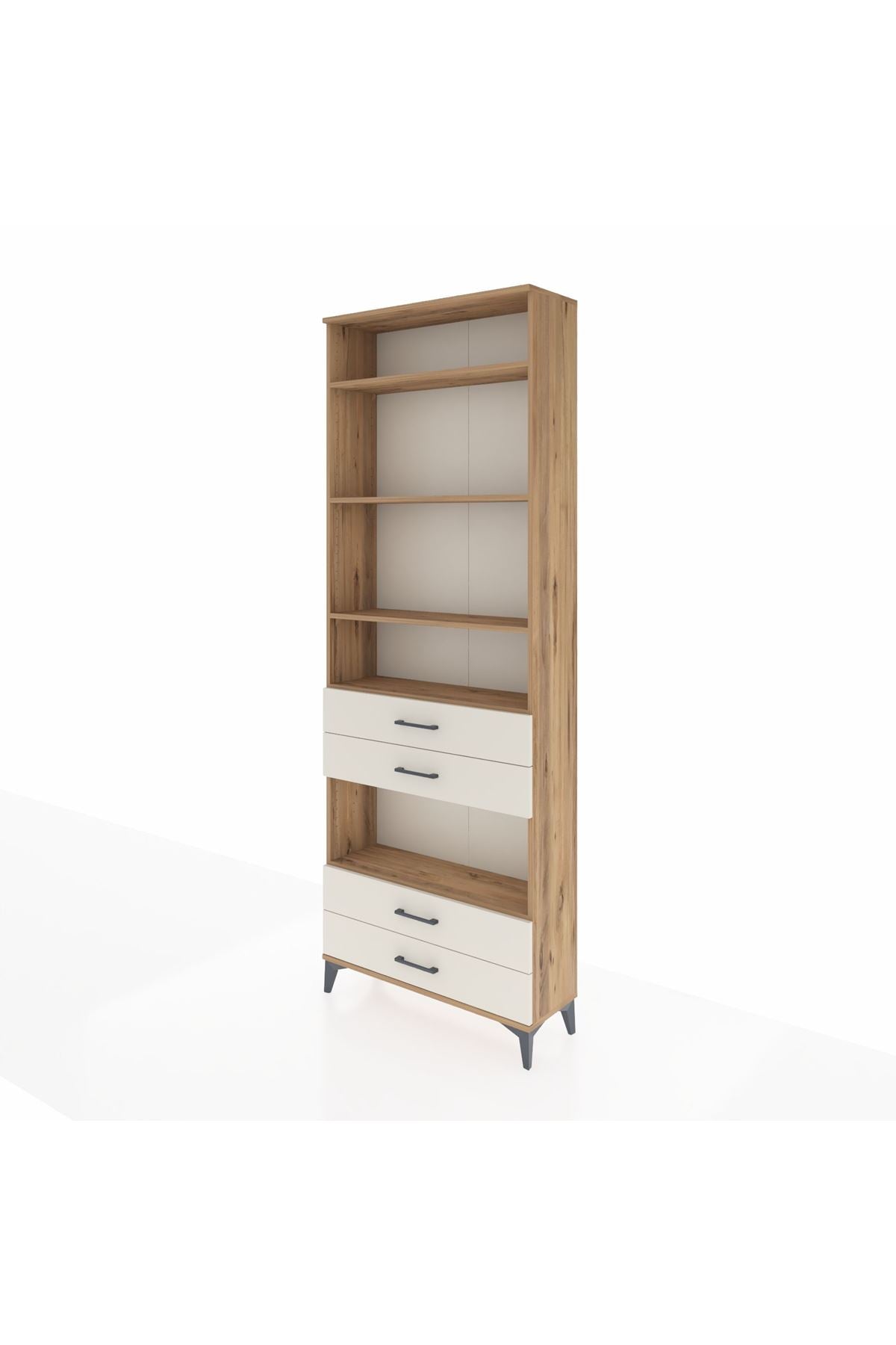 Arges Dolap 5 Raflı 4 Çekmeceli 88x30x243 - S33M250V7A