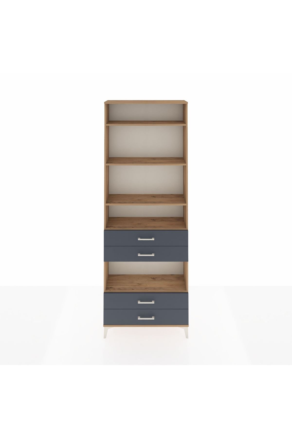 Arges Dolap 5 Raflı 4 Çekmeceli 88x30x243 - S33M250V8A