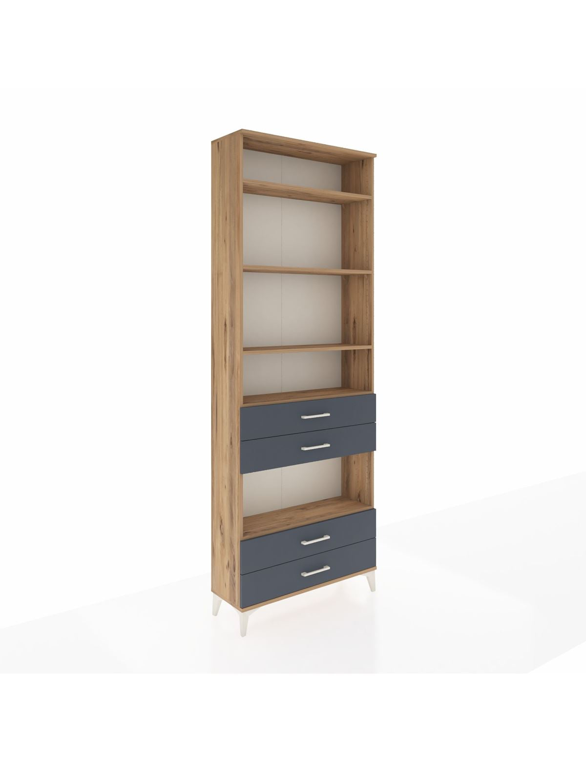 Arges Dolap 5 Raflı 4 Çekmeceli 88x30x243 - S33M250V8A