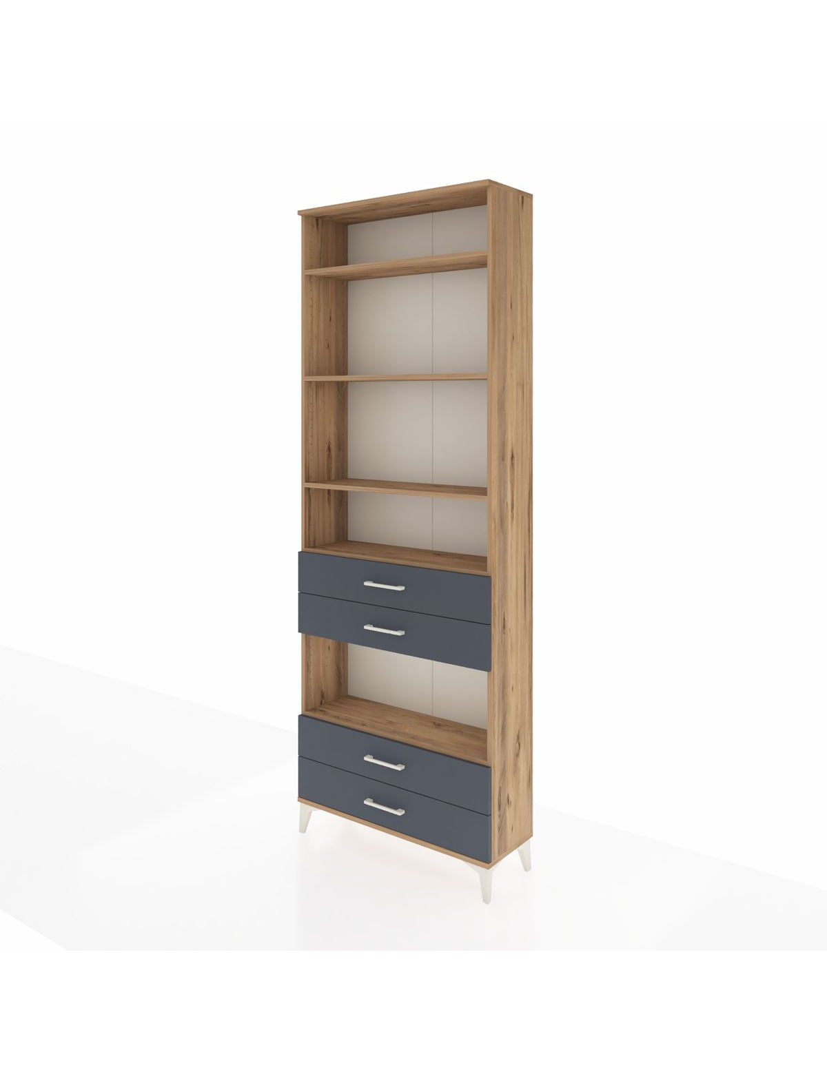 Arges Dolap 5 Raflı 4 Çekmeceli 88x30x243 - S33M250V8A