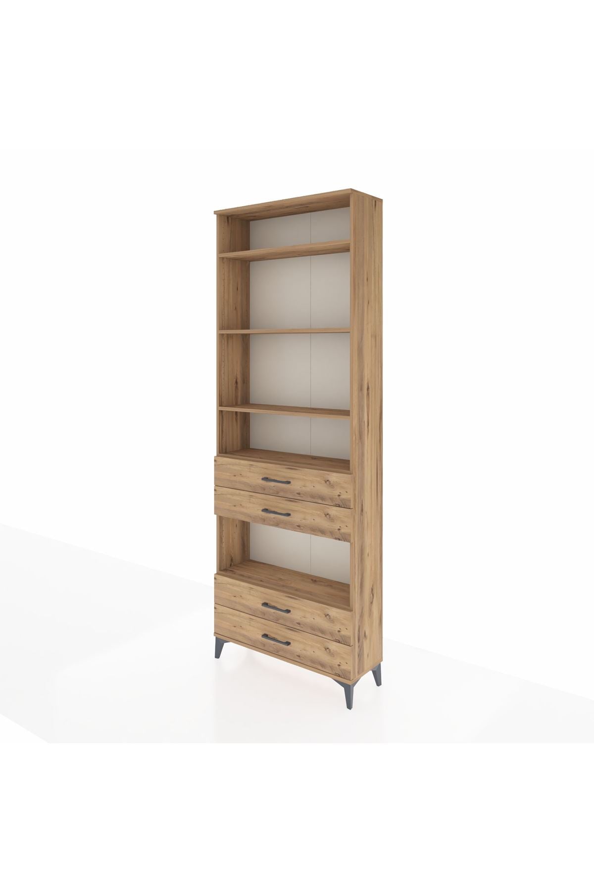 Arges Dolap 5 Raflı 4 Çekmeceli 88x30x243 - S33M250V9A
