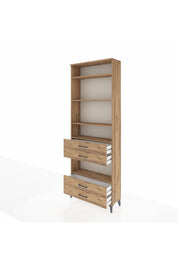 Arges Dolap 5 Raflı 4 Çekmeceli 88x30x243 - S33M250V9A