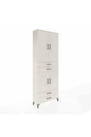 Arges Dolap 5 Raflı 4 Çekmeceli 4 Kapaklı 88x30x243 - S33M251V1A