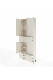 Arges Dolap 5 Raflı 4 Çekmeceli 4 Kapaklı 88x30x243 - S33M251V1A