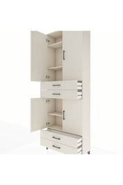 Arges Dolap 5 Raflı 4 Çekmeceli 4 Kapaklı 88x30x243 - S33M251V1A
