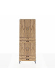 Arges Dolap 5 Raflı 4 Çekmeceli 4 Kapaklı 88x30x243 - S33M251V3A