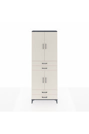 Arges Dolap 5 Raflı 4 Çekmeceli 4 Kapaklı 88x30x243 - S33M251V4A