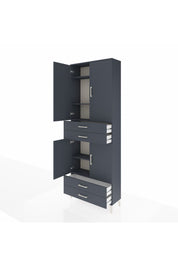 Arges Dolap 5 Raflı 4 Çekmeceli 4 Kapaklı 88x30x243 - S33M251V5A