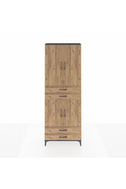 Arges Dolap 5 Raflı 4 Çekmeceli 4 Kapaklı 88x30x243 - S33M251V6A