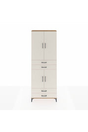 Arges Dolap 5 Raflı 4 Çekmeceli 4 Kapaklı 88x30x243 - S33M251V7A