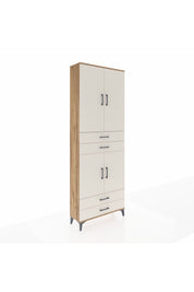Arges Dolap 5 Raflı 4 Çekmeceli 4 Kapaklı 88x30x243 - S33M251V7A