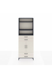 Arges Dolap 5 Raflı 4 Çekmeceli 2 Kapaklı 88x30x243 - S33M252V4A