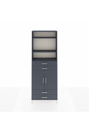 Arges Dolap 5 Raflı 4 Çekmeceli 2 Kapaklı 88x30x243 - S33M252V5A