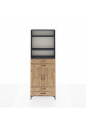 Arges Dolap 5 Raflı 4 Çekmeceli 2 Kapaklı 88x30x243 - S33M252V6A