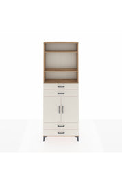 Arges Dolap 5 Raflı 4 Çekmeceli 2 Kapaklı 88x30x243 - S33M252V7A