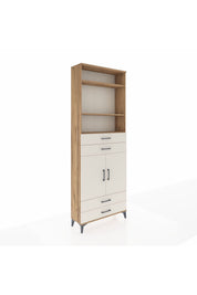 Arges Dolap 5 Raflı 4 Çekmeceli 2 Kapaklı 88x30x243 - S33M252V7A