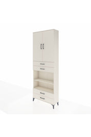 Arges Dolap 5 Raflı 4 Çekmeceli 2 Kapaklı 88x30x243 - S33M253V1A