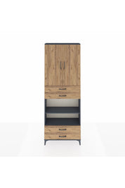 Arges Dolap 5 Raflı 4 Çekmeceli 2 Kapaklı 88x30x243 - S33M253V6A