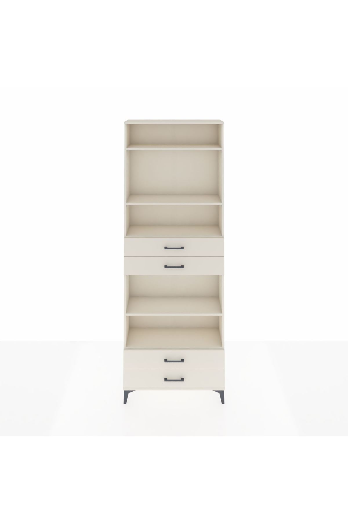 Arges Dolap 5 Raflı 4 Çekmeceli 88x30x243 - S33M254V1A