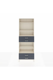 Arges Dolap 5 Raflı 4 Çekmeceli 88x30x243 - S33M254V2A