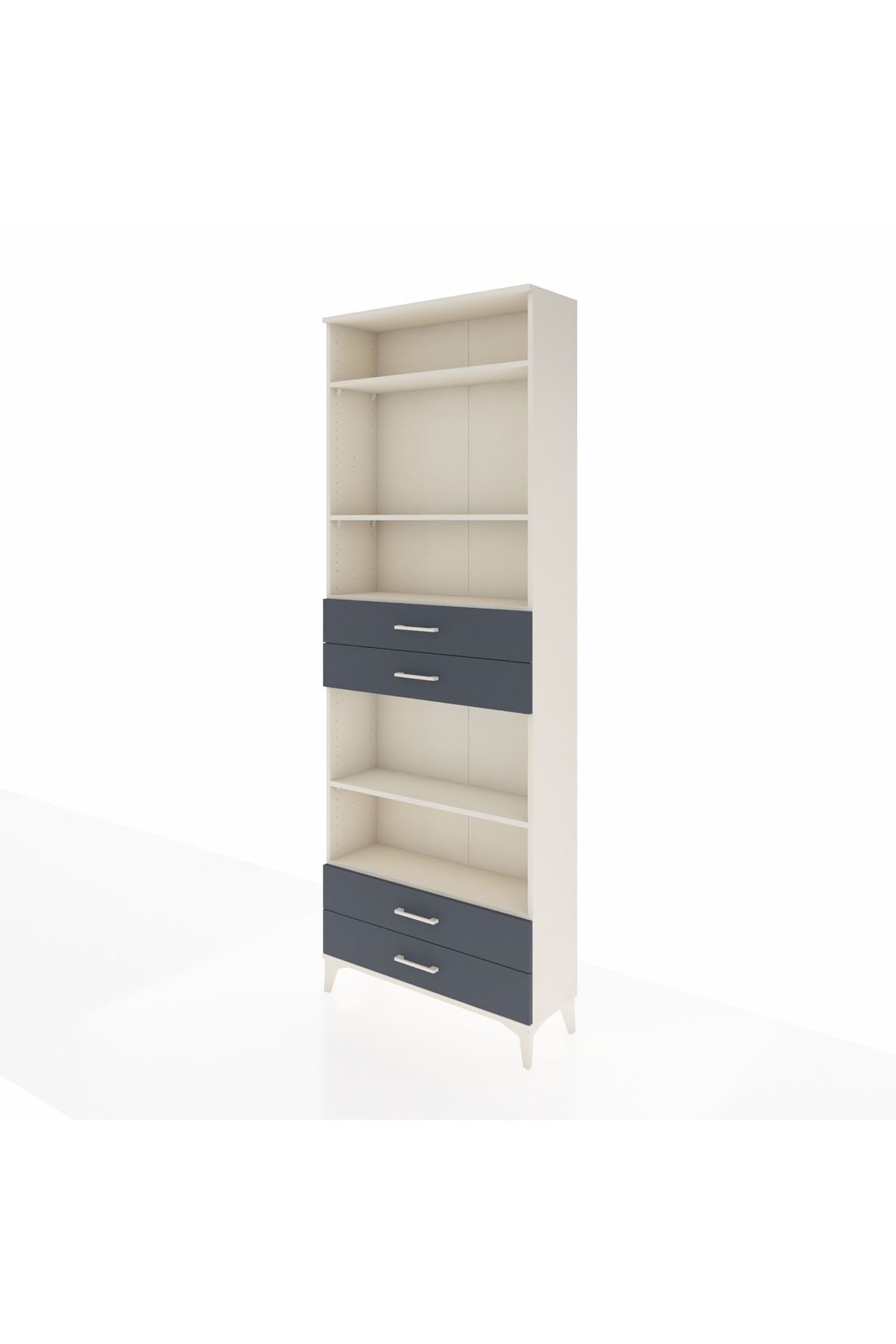 Arges Dolap 5 Raflı 4 Çekmeceli 88x30x243 - S33M254V2A