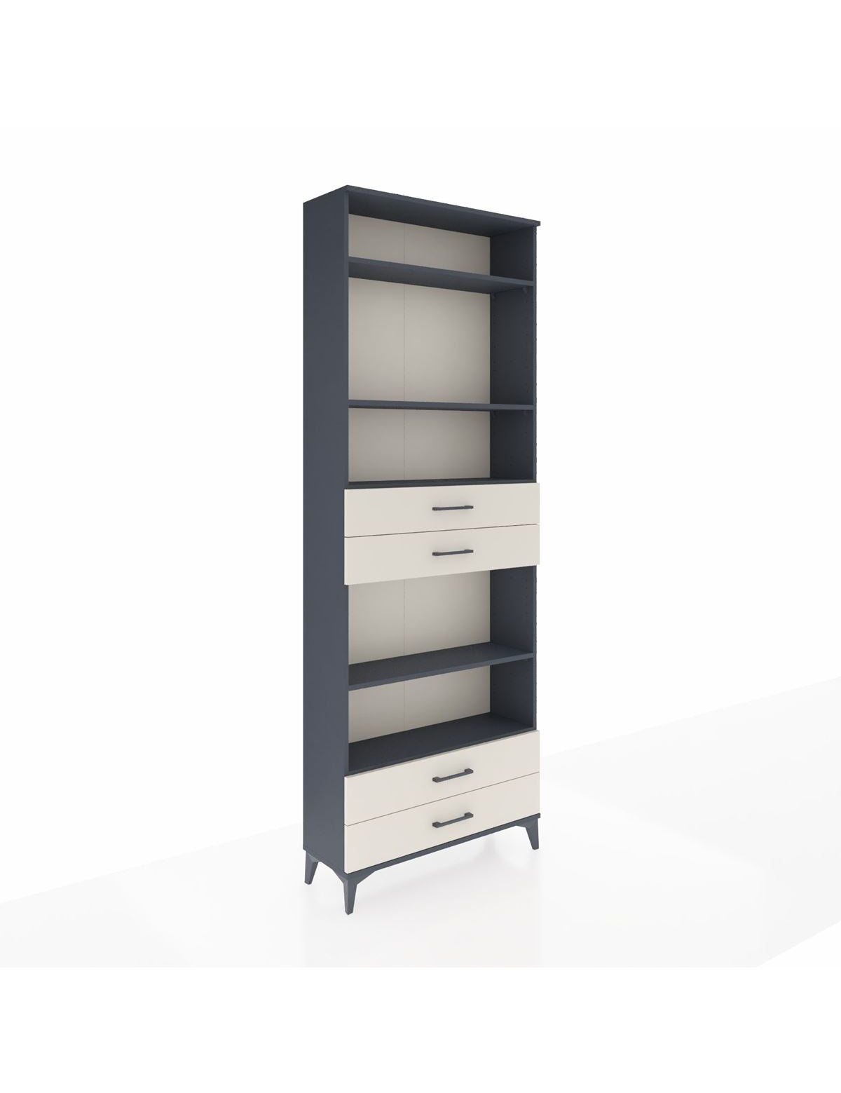 Arges Dolap 5 Raflı 4 Çekmeceli 88x30x243 - S33M254V4A
