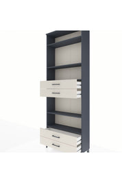 Arges Dolap 5 Raflı 4 Çekmeceli 88x30x243 - S33M254V4A